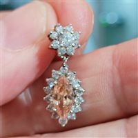 Orecchini Vidali Gioielli Donna in Argento Zircone ORAR-108-34 - ORAR-108-34